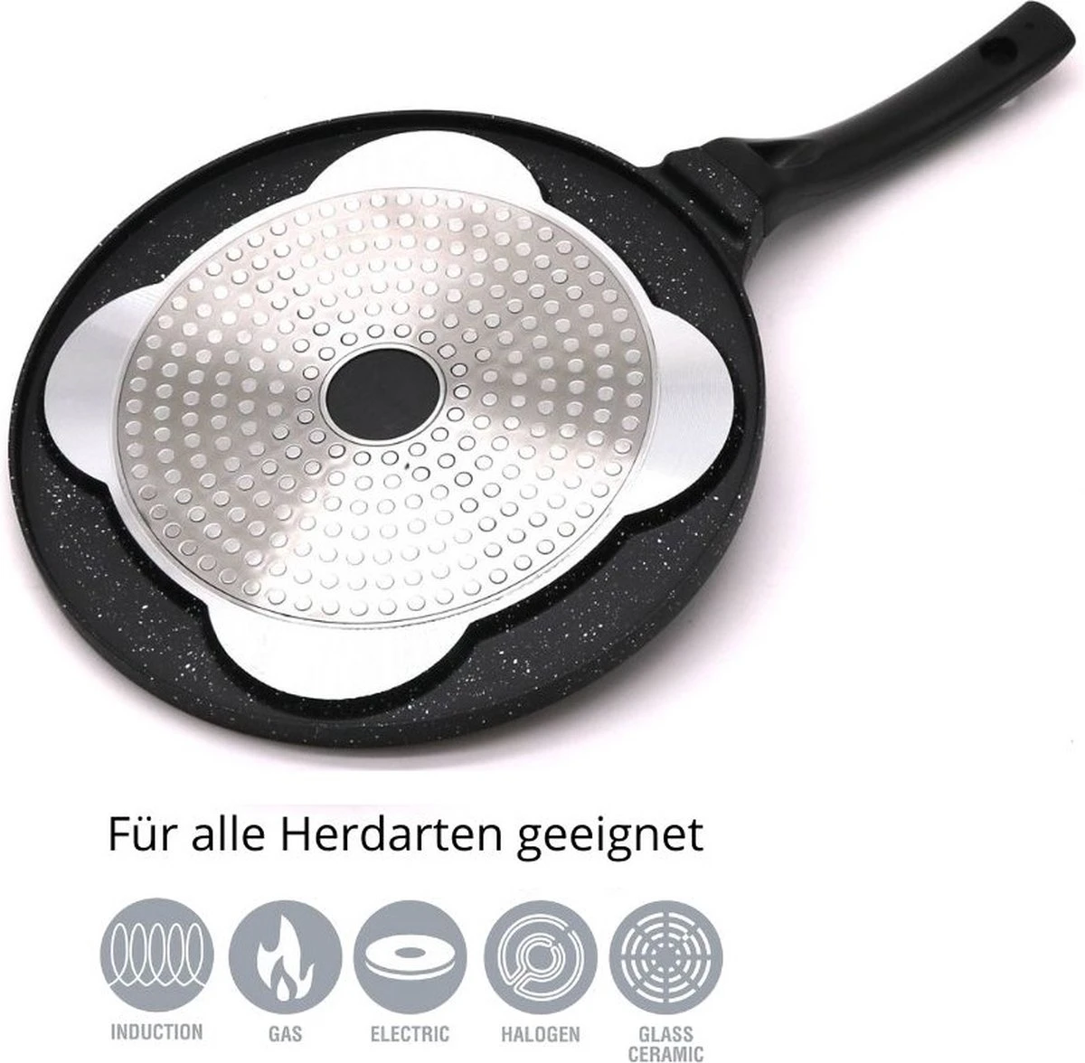 Cheffinger | Boerderij Dieren Pannenkoekenpan | 26cm | Vaatwasser Bestendig 4 Cheffinger | Boerderij Dieren Pannenkoekenpan | 26cm | Vaatwasser Bestendig - Afbeelding 4