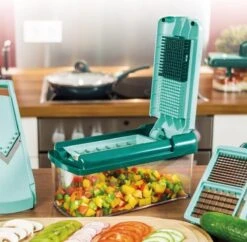 Nicer Dicer Fusion - Mandoline - Snijapparaat - 16-delig -Merkloos Winkel 1200x1176 8