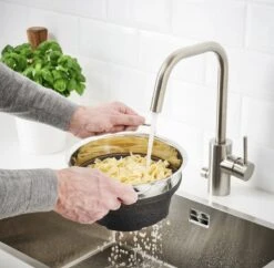 OMID HOME Vergiet - Vouwbaar - Inklapbaar - Grijs / RVS / En Te Gebruiken Als Stoominzet / Pastakoker Met Vergiet / Stoom Vergiet -Merkloos Winkel 1200x1177 21