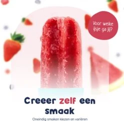 Perow Ijsvormpjes - 6 Stuks - Inclusief Gratis Trechter En Reinigingsborstel - BPA En Chemicaliën Vrij Silicone IJshouder - IJs Vorm Makers - 2 Kleuren - IJslolly Vormen -Merkloos Winkel 1200x1177 8