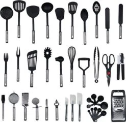 Kookgerei Set - Zwart - 42-delig - Keukengerei -Merkloos Winkel 1200x1178 14