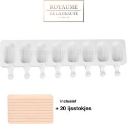 Merkloos Magnum Pops 8 | Ijsjes Vorm | Siliconen Mal| Cake Mould | Magnum Mold Vorm Silicone | Magnums Maker | Chocoladevorm