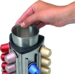 Brabantia Capsulehouder - Met Uitneembaar Bakje - Matt Steel - Geschikt Voor Nespresso Cups -Merkloos Winkel 1200x1178 35