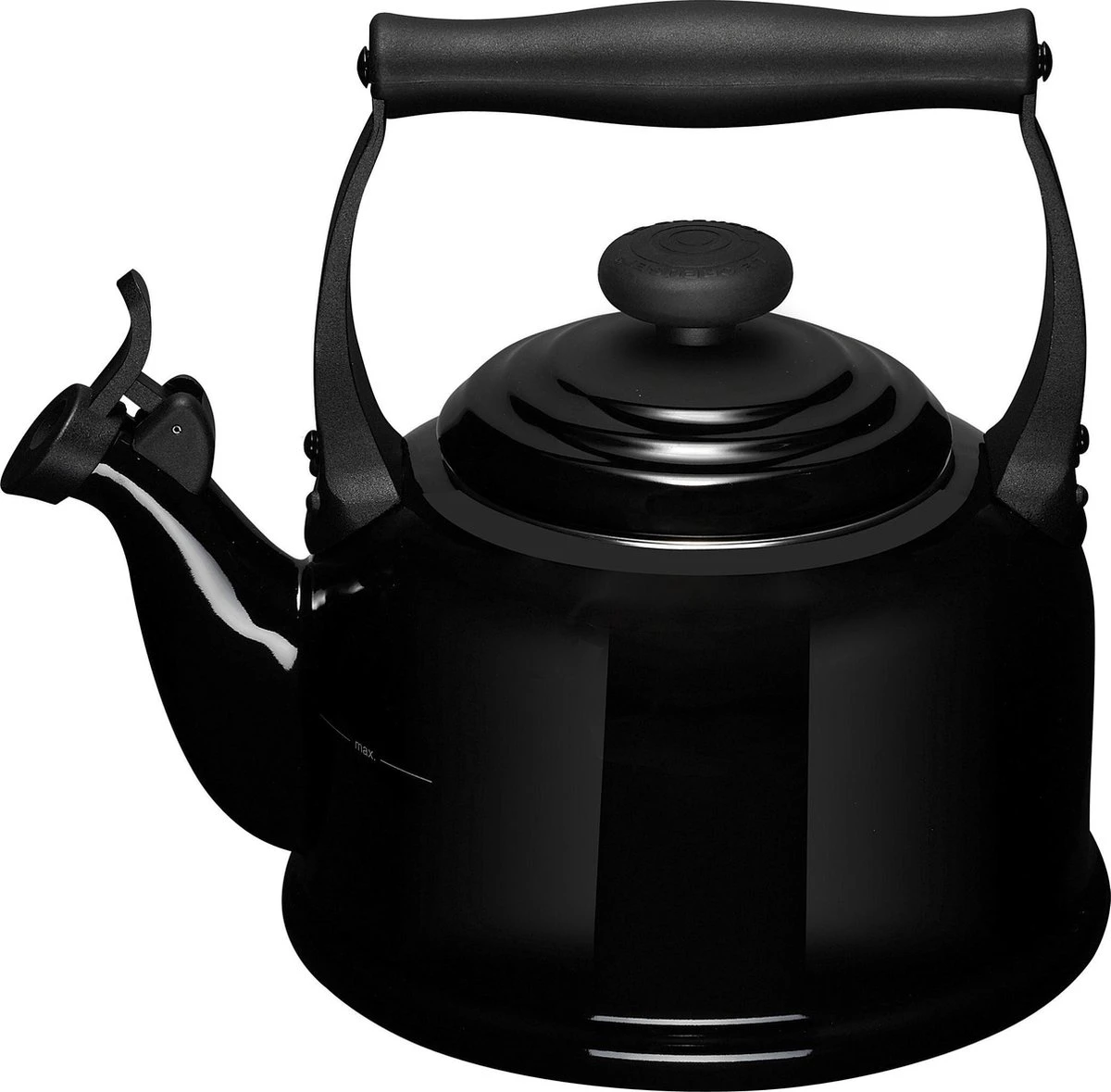 Le Creuset Tradition Fluitketel - 2.1 L - Ebbenzwart 1 Le Creuset Tradition Fluitketel - 2.1 L - Ebbenzwart