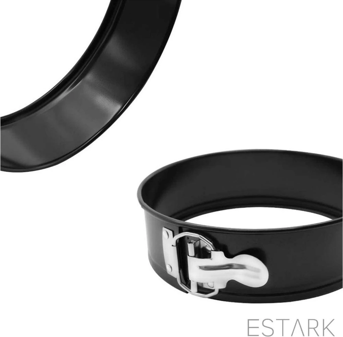 ESTARK® 3-Delige Ronde RVS Oven Bakvorm - Springvorm Set - Bak Vorm Voor Oven - Bakblik Taartvorm - Voor Het Bakken Van Cake Taarten Quiche - Cakevorm - Quichevorm - Taartblik Ring Metalen Ovenvorm - Rond - Ovenbakvorm 23/26/28cm - Set Van 3 15 ESTARK® 3-Delige Ronde RVS Oven Bakvorm - Springvorm Set - Bak Vorm Voor Oven - Bakblik Taartvorm - Voor Het Bakken Van Cake Taarten Quiche - Cakevorm - Quichevorm - Taartblik Ring Metalen Ovenvorm - Rond - Ovenbakvorm 23/26/28cm - Set Van 3 - Afbeelding 15