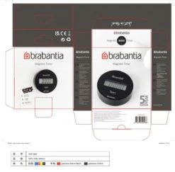 Brabantia Tasty+ Kookwekker - Met Magneet - Terracotta Pink -Merkloos Winkel 1200x1180 12