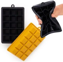 Blumtal IJsblokjesvorm - 2 X 15 IJsblokjes - Hoogwaardig Siliconen - 30 Stuks - 3,3 Cm - Zwart / Geel -Merkloos Winkel 1200x1181 24