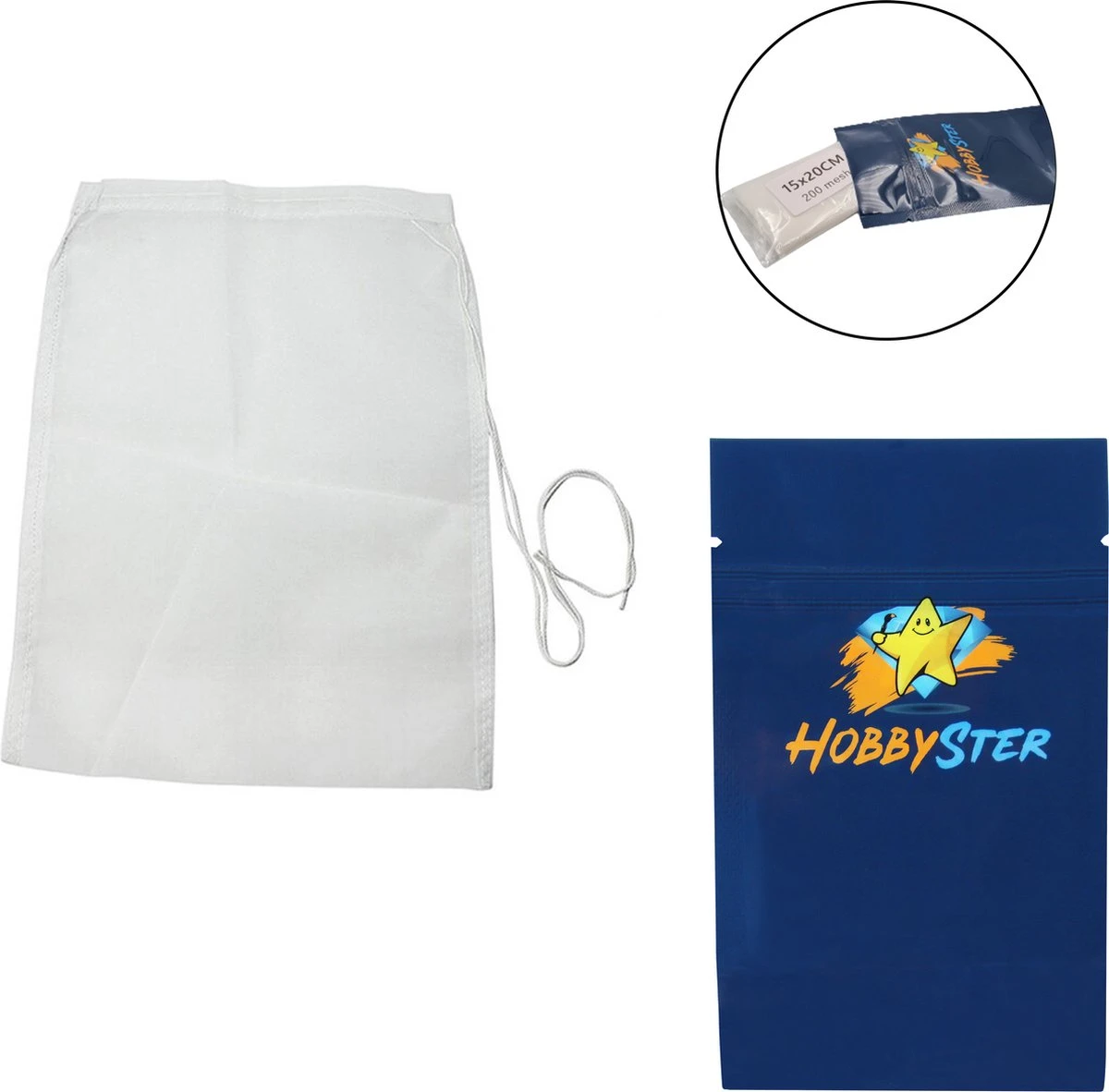 Kaasdoek - Passeerdoek - Neteldoek - Passeerzeef - Notenmelkzak - Zeefdoek - 200 Mesh - 15x20 Cm 7 Kaasdoek - Passeerdoek - Neteldoek - Passeerzeef - Notenmelkzak - Zeefdoek - 200 Mesh - 15x20 Cm - Afbeelding 7