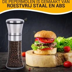 Pepermolen - Peper En Zoutmolen Set - Comfortabele Grip - Stevig Materiaal -Merkloos Winkel 1200x1184 10
