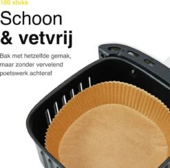 Vivid Green Airfryer Bakpapier - 100 Stuks - Wegwerpbakjes - Geschikt Voor Airfryer XL En XXL - 20 CM -Merkloos Winkel 1200x1186 15