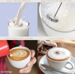 Melkopschuimer Voor Perfect Melkschuim - Melkopschuimer Elektrisch - Melkschuimer Van RVS - Melkopschuimer Handmatig EarKings 13 Melkopschuimer Voor Perfect Melkschuim - Melkopschuimer Elektrisch - Melkschuimer Van RVS - Melkopschuimer Handmatig EarKings -Merkloos Winkel 1200x1187 27