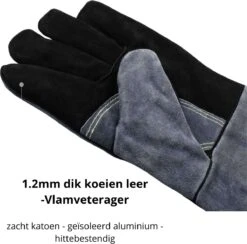 BBQ Handschoenen - Ovenwanten - Hittebestendige Handschoen - Bbq Accessoires - Tot 500°C - Ovenhandschoenen - Las Handschoenen 2 Stuks -Merkloos Winkel 1200x1187 5