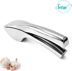 SOEM© Knoflookpers Met Ergonomische Handgreep Ook Geschikt Voor Gember - RVS - Groot Reservoir - Vierkant -Merkloos Winkel 1200x1188 12