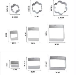 BOTC Uitsteekvorm Ster - Koekvormpjes Set- Hart- Ster-Bloem-Ronde Koekjes Vormen - 24 Stuks - Uitstekers - Koekjes -Merkloos Winkel 1200x1188 26