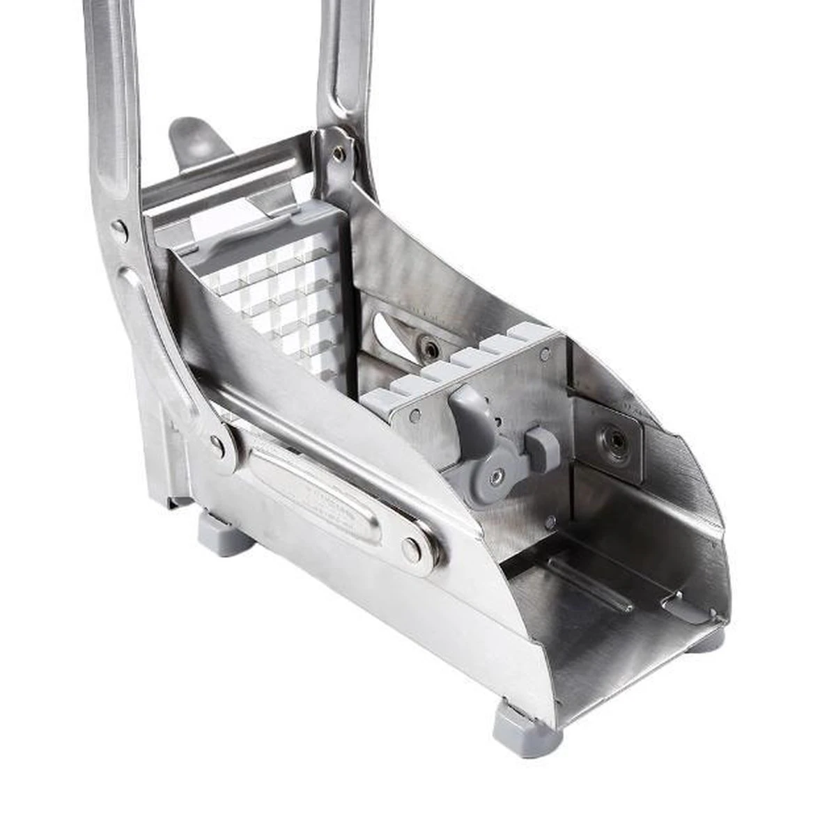 Merkloos Professionele RVS Frietsnijder - Luxe Stalen Patatsnijder - Metalen Friet Snijder - Voor Grote En Kleine Aardappelen - Chips Maker - Roestvrijstaal - Verse Friet 2 Merkloos Professionele RVS Frietsnijder - Luxe Stalen Patatsnijder - Metalen Friet Snijder - Voor Grote En Kleine Aardappelen - Chips Maker - Roestvrijstaal - Verse Friet - Afbeelding 2