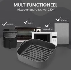 MITE® Airfryer Siliconen Bakje - Geschikt Voor Airfryer XXL 20,5CM - Inclusief Ovenwanten En Oliekwastje - Airfryer Accesoires - Airfryer Bakpapier - Airfryer Bakjes - Airfryer Bakpapier Siliconen -Merkloos Winkel 1200x1189 25