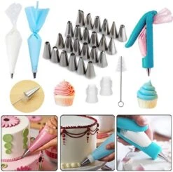 Taart En Cake Decoratie Set – Taart Bakken Accessoires Set – Taartversiering - Draaiplateau - RVS Spuitmondjes - 112 Delige 17 Taart En Cake Decoratie Set – Taart Bakken Accessoires Set – Taartversiering - Draaiplateau - RVS Spuitmondjes - 112 Delige -Merkloos Winkel 1200x1189 30