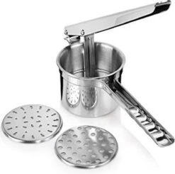 Haushalt 14073 - Aardappelpers - Puree - RVS - 3 Losse Schijven -Merkloos Winkel 1200x1191 25