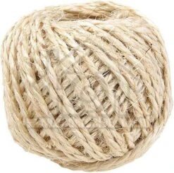 1 Rol Touw Van Sisal Lichtbruin - 25 Meter - 100 Gram - Touw Op Rol - Inpaktouw / Hobbytouw / Touw Voor Klussen -Merkloos Winkel 1200x1191 29