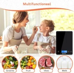Lekro Digitale Precisie Keukenweegschaal – Weegschaal Keuken - 1gr-15kg – Tarra Functie - Zwart 15 Lekro Digitale Precisie Keukenweegschaal – Weegschaal Keuken - 1gr-15kg – Tarra Functie - Zwart -Merkloos Winkel 1200x1191 34