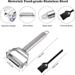 House Of Husk Dubbelzijdig Dunschiller - Julienne - Groenteschiller - Fruitsnijder 19 House Of Husk Dubbelzijdig Dunschiller - Julienne - Groenteschiller - Fruitsnijder -Merkloos Winkel 1200x1194 12