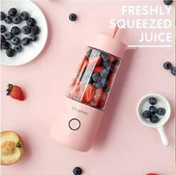 Hunzabay Smoothie Maker | Draagbare Blender | Oplaadbare Mini Blender | Portable Blender | Fruit Blender | Draagbare Mini Blender | Fruit Juicer | Compact Blender | Mini Blender | Blender | Lichtgewicht | Vitamer 4 Bladen | Keukenmachines | Roze -Merkloos Winkel 1200x1194 38