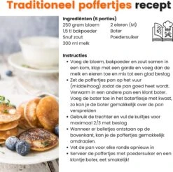 Kicinn Poffertjespan - Poffertjesmaker - Poffertjespan Inductie - Ø 24 Cm - 19 Poffertjes - Inclusief Handvaten -Merkloos Winkel 1200x1194 6