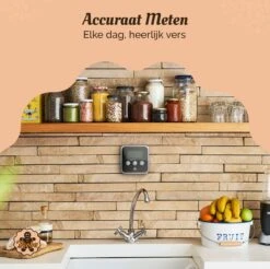 Digitale Thermometer – Oventhermometer – Suikerthermometer Digitaal – Kernthermometer – Keukenthermometer – Voedselthermometer – Thermometer Ook Geschikt Als Voor Vlees, BBQ, Oven -Merkloos Winkel 1200x1195 36