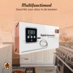 Digitale Thermometer – Oventhermometer – Suikerthermometer Digitaal – Kernthermometer – Keukenthermometer – Voedselthermometer – Thermometer Ook Geschikt Als Voor Vlees, BBQ, Oven -Merkloos Winkel 1200x1195 38