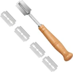 Hanamura Deegmesje - Lame - Broodmesje - Met 5 Mesjes En Bewaarmapje