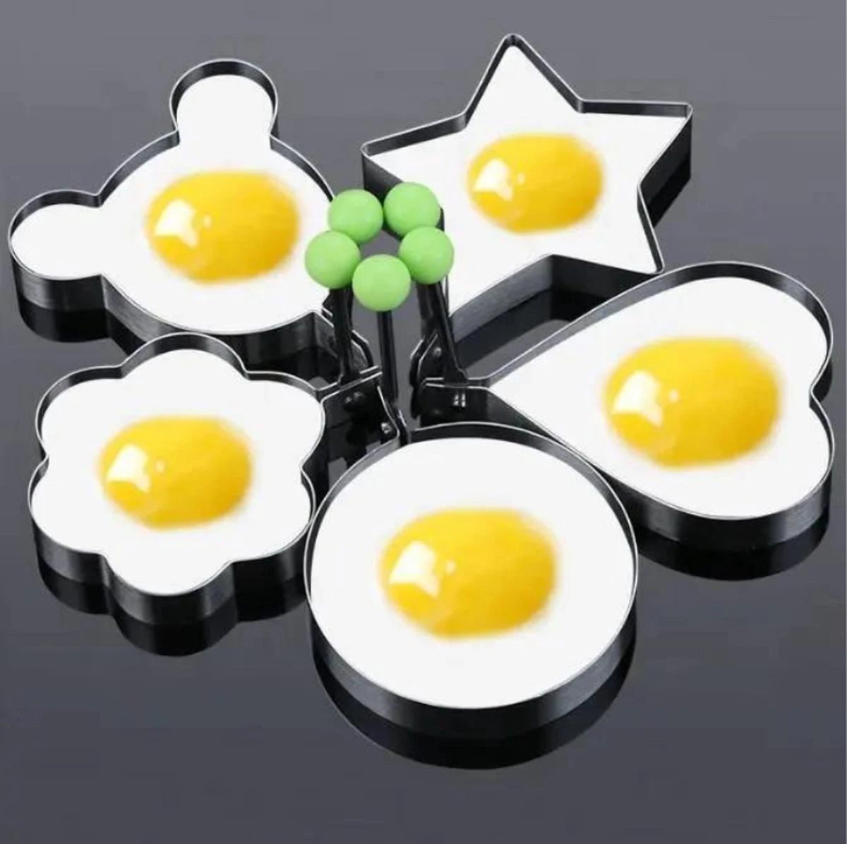 Merkloos Bwa Commerce Ei Ringen Set 5-delig - Ei Bakvorm - Poffertjesvorm - Ei Ring - Ei Vormpjes Bakken - Eierkoker - Eivorm - Eiring 1 Merkloos Bwa Commerce Ei Ringen Set 5-delig - Ei Bakvorm - Poffertjesvorm - Ei Ring - Ei Vormpjes Bakken - Eierkoker - Eivorm - Eiring