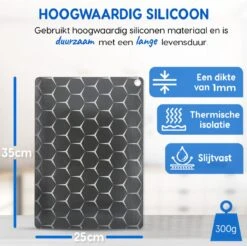 Dykemann® Inductie Beschermingsmatten / Panbeschermers - 2x Rechthoek & 2x Rond XL - Anti-slip & Bescherming Tot 240° - Kookplaat Beschermer - Inductie Matten - Zwart 19 Dykemann® Inductie Beschermingsmatten / Panbeschermers - 2x Rechthoek & 2x Rond XL - Anti-slip & Bescherming Tot 240° - Kookplaat Beschermer - Inductie Matten - Zwart -Merkloos Winkel 1200x1196 41