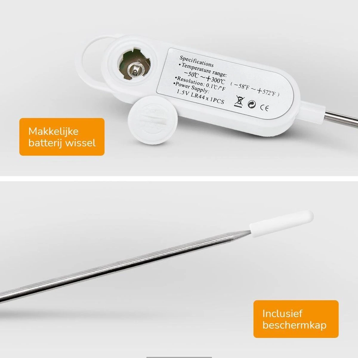 Voedsel Thermometer - Keuken Thermometer - Digitale Thermometer 9 Voedsel Thermometer - Keuken Thermometer - Digitale Thermometer - Afbeelding 9