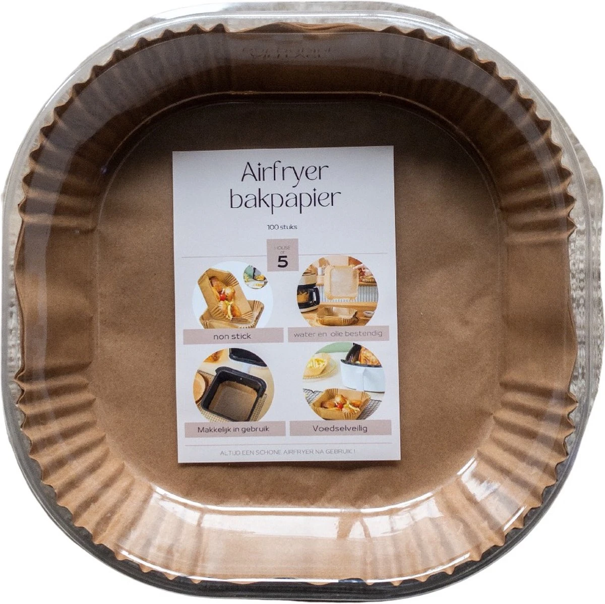Airfryer Bakpapier - Wegwerpbakjes - 20 Tot 22cm - Airfryer Accessoires - 100 Stuks 7 Airfryer Bakpapier - Wegwerpbakjes - 20 Tot 22cm - Airfryer Accessoires - 100 Stuks - Afbeelding 7