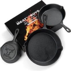 Gietijzeren Pannenset - Cast Iron Skillets - BBQ Skilletset -Merkloos Winkel 1200x1198 34