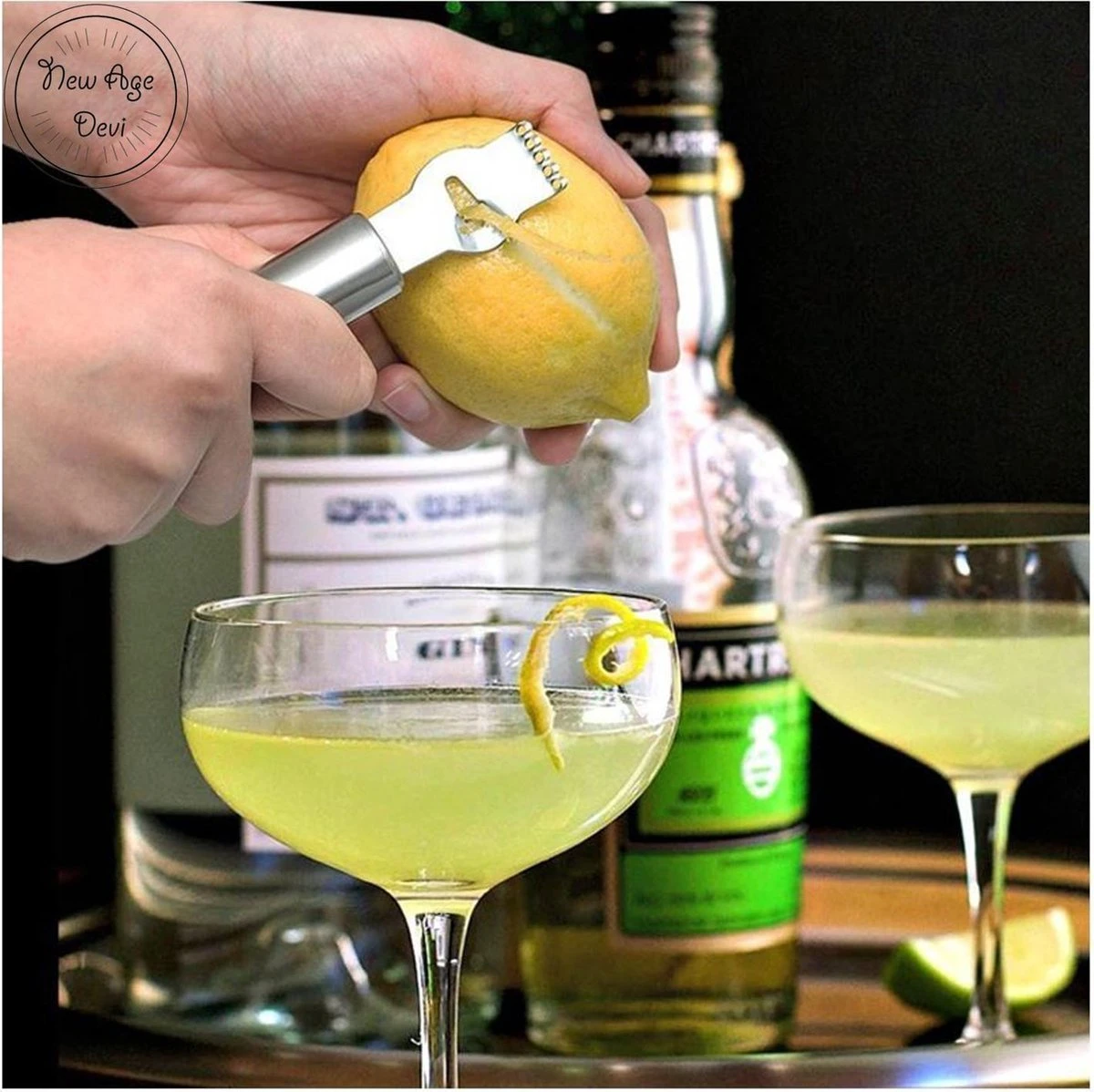 Citroen Limoen Zester Dunschiller Rvs Citroen Rasp Citrus Fruit Rasp Peeling Mes Keuken Gadgets Bar Accessoires 3 Citroen Limoen Zester Dunschiller Rvs Citroen Rasp Citrus Fruit Rasp Peeling Mes Keuken Gadgets Bar Accessoires - Afbeelding 3