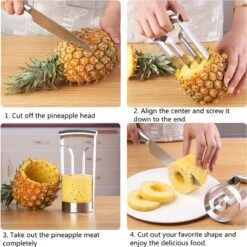 TDR-RVS- Ananasboor Ananasschiller -Professionele Ananassnijder-zilver -Merkloos Winkel 1200x1198 90