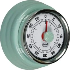 CABANAZ - Mechanische Kookwekker, Metaal Met Magneet, KITCHEN TIMER, Blauw