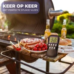 Seidon® Digitale Vleesthermometer Set – BBQ- En Oventhermometer – 0°C Tot 300°C – Kernthermometer Met 1 Sonde – Suikerthermometer - Kookthermometer 13 Seidon® Digitale Vleesthermometer Set – BBQ- En Oventhermometer – 0°C Tot 300°C – Kernthermometer Met 1 Sonde – Suikerthermometer - Kookthermometer -Merkloos Winkel 1200x1199 45