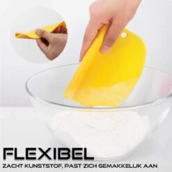 Homewell Deegschraper & Deegsteker | Pizza Mes - Groentesnijder - Deegsnijder - Cake & Taart Schraper - RVS -Merkloos Winkel 1200x1199 57