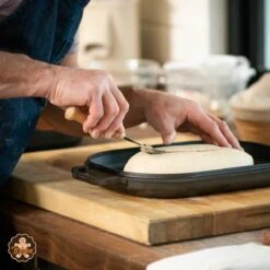 Broba Rijsmandje Brood Bakken Set – Incl. RVS Deegmesje En Deegschraper En Broodzak – Lame – Deegsteker - Bakspullen -Merkloos Winkel 1200x1199 59