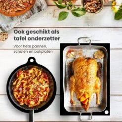 MoreCore Inductie Beschermer - Afdekplaat Voor Kookplaat - 5 Stuks - Inductie Mat - Onderzetter- Inductie Pannen - Hittebestendig Tot 240 ºC - Zwart -Merkloos Winkel 1200x1199 64