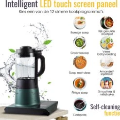 HOMBLE Soepmaker - Krachtige Blender - Blender Met Warmtefunctie - Smoothie Maker - 1000 Watt - 1,75 Liter -Merkloos Winkel 1200x1199 65