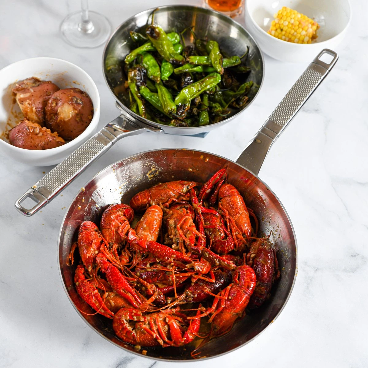 Saveur Selects Voyage Series - Triply RVS Koekenpannenset Inductie - 20cm - 25cm - Anti Aanbak - Levenslange Garantie - Luxe Pannenset 5 Saveur Selects Voyage Series - Triply RVS Koekenpannenset Inductie - 20cm - 25cm - Anti Aanbak - Levenslange Garantie - Luxe Pannenset - Afbeelding 5