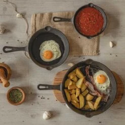 Blackwell Koekenpannenset - Gietijzer - ø 16, 20 En 25 Cm - Zonder Anti-aanbaklaag -Merkloos Winkel 1200x1200 1097