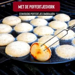 Rednas Poffertjespan Pakket - Incl. Luxe Giftbox - Incl.Bakkwast/Vork/Doseerfles - RVS/Gietijzer -Merkloos Winkel 1200x1200 1202