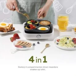 Merkloos Pancake Pan - Omeletpan - Eierpan - Anti Aanbaklaag - PFAS Vrij - Pancake Maker - Geschikt Voor Alle Warmtebronnen - Inductie Pannen -Merkloos Winkel 1200x1200 1331