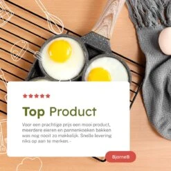 Merkloos Pancake Pan - Omeletpan - Eierpan - Anti Aanbaklaag - PFAS Vrij - Pancake Maker - Geschikt Voor Alle Warmtebronnen - Inductie Pannen -Merkloos Winkel 1200x1200 1335