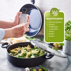 Greenpan Torino Keramische Hapjespan - 28 Cm - Met Glazen Deksel -Merkloos Winkel 1200x1200 1367