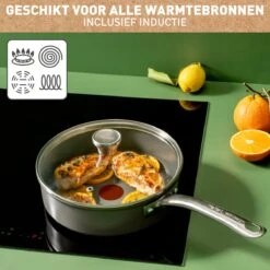 Tefal Renew+ Keramische Hapjespan - Ø 24 Cm - Met Deksel -Merkloos Winkel 1200x1200 1429